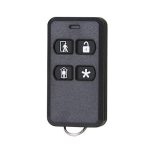 MUY MALTRATADO INCOMPLETO LLAVERO INALÁMBRICO 4 BOTONES 345MHZ CON INDICADOR LED USO 2GIG GO CONTROL  (LOC-ALMACEN-J0407)  (2GIG-KEY2-345-J)