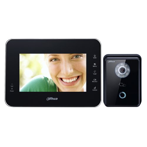 KIT-VTH1560B6210B_ImgPrincipal Kit Videoportero IP LCD 7" Touch 1MP 3.6mm Mic Omni 2 Sal Alarma c/Memoria 4GB P2P IP65 H.264 5 Mon max compatible C/ Switch VTNS1060A N/I (KTVTH1560B6210-G) - Image 1