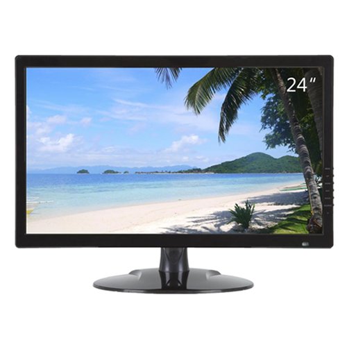 LM24-L200 Monitor LCD FHD 23.8" Bocinas 24/7 HDMI/VGA/BNC/Audio C/Cable VGA/Montaje (LM24-L200) - Image 1
