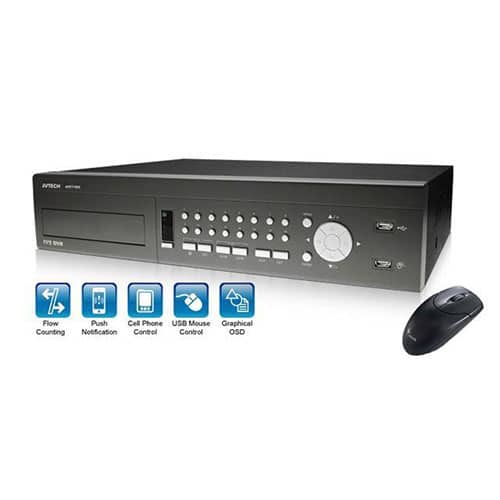 AVD748D USADO C/CAJA DVR 16CH 480FPS 4CIF H.264 4CH AUDIO (AVD748D-F) - Image 1