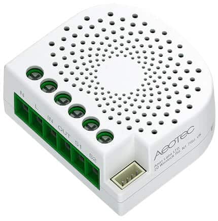 ZW140 MÓDULO Z-WAVE INTERRUPTOR DUAL AUTOMATIZA, MONITOREA (ZW140) - Image 1