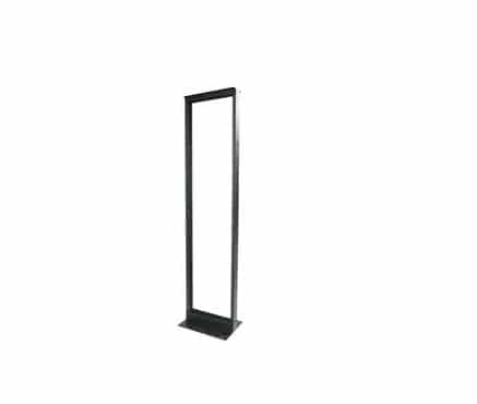 RK3-45A RACK DE ALUMIO STANDARD 3' 2 POSTES COLOR NEGRO DE 7 PIES (LOC-ALMACEN-F0201) (RK3-45A) - Image 1