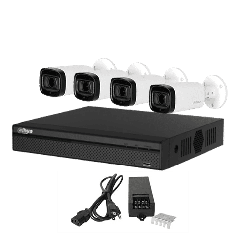KITB1080P-1200RZ Kit 4ch 1080P 4 Cámaras Bala Motorizada Varifocal P2P (KITB1080P-1200RZ) - Image 1
