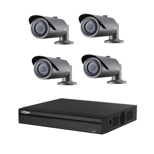 kitscctv PAQUETE DVR ANALOGO HD (XVR5104HS-S2) + 4 CÁMARAS HD BALA 1080P 2.8-12MM IR 30M IP66 IK10 (SCO-6083R) (LOC-ALMACEN-C0102) (KT1080-6083-5104) - Image 1